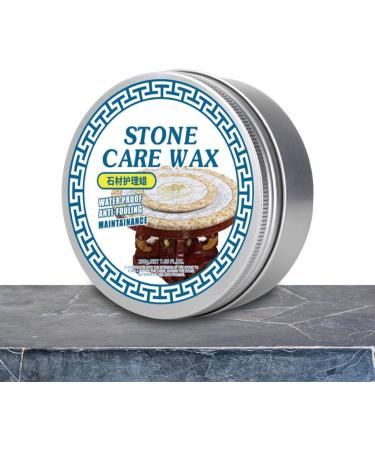Polishing Wax for Stone - 200g Stone Care Polish Stone Restoration Wax Suits for Marble Furniture Ceramic Tiles Stone Floor Stone Walls Stone Counter Single Attribute - Buy Online on GoSupps.com