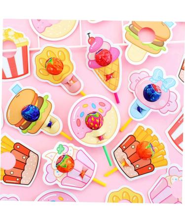 TOPBATHY 168 Pcs Lollipop Paper Card Christmas Lollipop Christmas Ornament Christmas Decor Wedding Lollipop Decoration Paper Decorations Cards Gift Lollipop Holders Student Bracket Cartoon - Buy Online on GoSupps.com