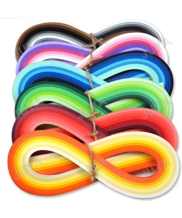 JUYA Paper Quilling Set 54cm Length Up to 42 Shade Colors 6 Pack(42 Colors Width 5mm) Width 5mm 42 Colors - Buy Online on GoSupps.com