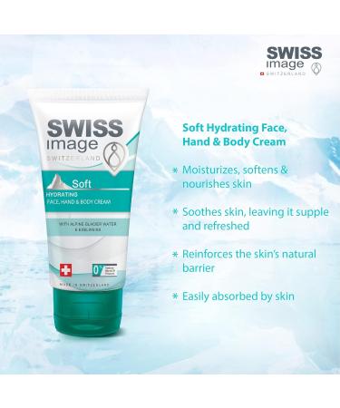 Swiss Image Body Care: Paraben-Free Moisturizing Cream for Face Hands & Body - 75ml | Gentle Nourishing Formula - Buy Online on GoSupps.com