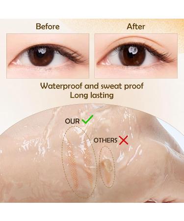 TORMEN 120 Pairs Double Eyelid Lift Strips | Invisible Waterproof Tape for Droopy & Single Eyelids | Natural Lace Mesh for All Eye Shapes - Buy Online on GoSupps.com