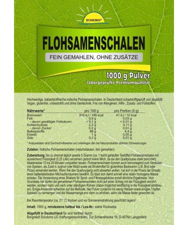 Buy Premium Quality Psyllium Shells | 100% Natural & Additive-Free | 3 kg (3 x 1 kg Bags) | Bonemis - International Shipping Available - Buy Online on GoSupps.com