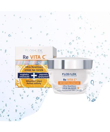 FLOSLEK Ultra Moisturizing Day Face Cream | 50 ml | Moisturizes Smoothes & Firms | Suitable for People with Wrinkly Mature Skin | Dermatologically Tested Moisturizing Day Cream - Buy Online on GoSupps.com