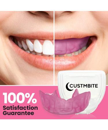 CustMbite Pink Night Guard (2 Pack) - Made in USA - Teeth Grinding Nightguard - Buy Online on GoSupps.com