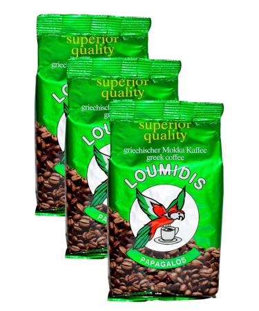 Greek Mocha Coffee Loumidis Economy Pack (3 x 194g)