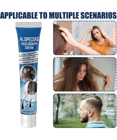 Alopecia Cr me de croissance des cheveux p te capillaire naturelle cr me paississante des cheveux formule naturelle pratique compacte 20 g pour homme et femme adulte - Buy Online on GoSupps.com
