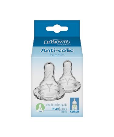 DR BROWN Y Cut Teats 2 Count Wide Neck - Buy Online on GoSupps.com