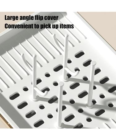 Calakono White Storage Box for Baby Bottles - Efficient Organization for Milk Bottles | International Shipping - Buy Online on GoSupps.com