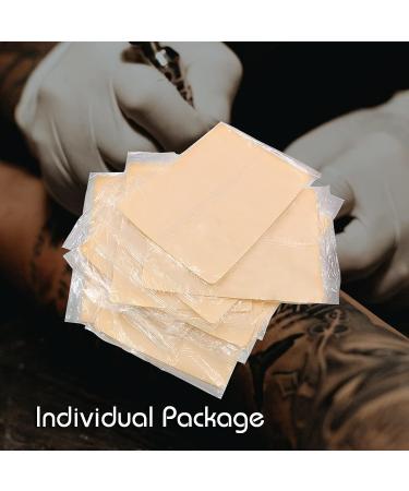 Jconly Tattoo Practice Skins & Stencil Paper Kit - 35Pcs Set (10 Practice Skin + 25 Transfer Paper) | Tattoo Fake Skin for Beginners - Buy Online on GoSupps.com