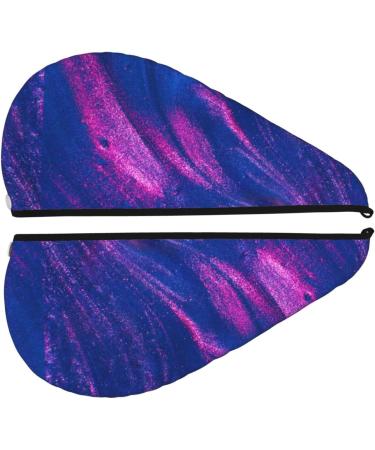 Neon Gradient Blue Hair Towel Wrap - Quick Drying Turban & Head Towel for Effortless Hair Care - Buy Online on GoSupps.com
