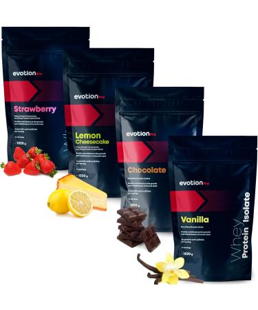 Evotion Per Whey Isolate Protein Powder 1020g Vanilla - 25g Protein 5g BCAA - High-Quality Whey Isolate for Muscle Building - Buy Online on GoSupps.com