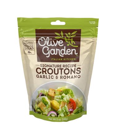 Olive Garden Garlic & Romano Seasoned Crotons 5oz Bag (Pack of 3) - Buy Online on GoSupps.com