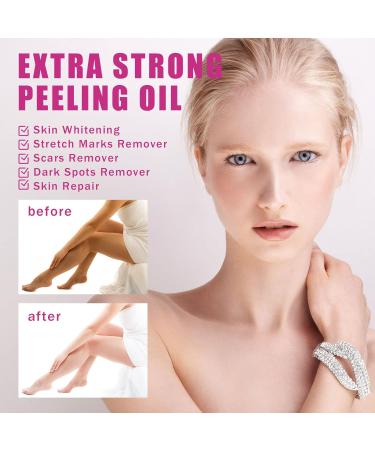 Huile Eclaircissante Peeling Corps et Visage Puissant Hydratante limine les Cellules Mortes - Buy Online on GoSupps.com