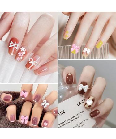 1000-Piece 3D Nail Decoration Set | 8 Color Nail Charms & Connectors | DIY Manicure & Jewelry Accessories - Buy Online on GoSupps.com