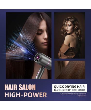 QISUO Electric Hair Dryer Folding high-Power Household Hair Salon hot and Cold Wind Blue ion Barbershop air Dryer - Buy Online on GoSupps.com