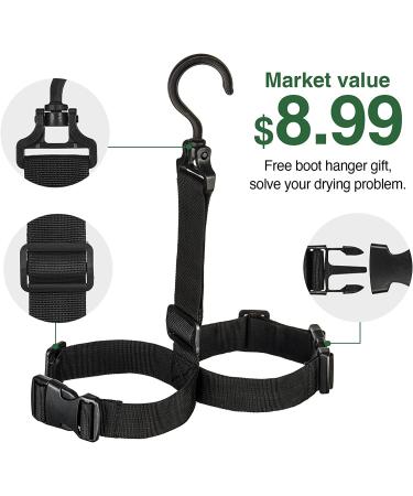 TIDEWE Bootfoot Chest Wader 2-Ply Nylon/PVC Waterproof Fishing Hunting Waders for Men and Women - Brown Size 11 - Buy Online on GoSupps.com