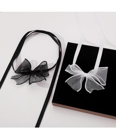 Shop Oralgo's Vintage Bow Necklace - French Style Lace Choker for Women | Elegant Wedding Jewelry & Perfect Gift - Buy Online on GoSupps.com