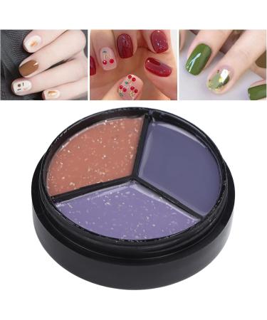 Gel Nail Polish Set 3 Colors Portable Gel Polish Cream Home Salon Nail Art Polish Gel Nail Gel Paint Nail Art Tool for Manicure Salon (#3) - Buy Online on GoSupps.com