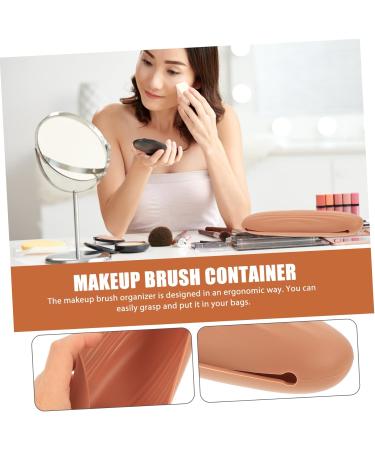 Beaupretty Makeup Cosmetic brush bag makeup sponge holder travel silicone makeup brush holder travel make up bag makeup tools cosmetic container Multifunction holder Silica gel Travel - Buy Online on GoSupps.com