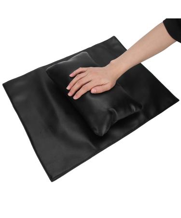 Buy Hand Pillow & Manicure Handrail Pillow - Soft PU Leather Nail Care Pad for Beauty Salon - Waterproof Arm Holder (Black) - Buy Online on GoSupps.com