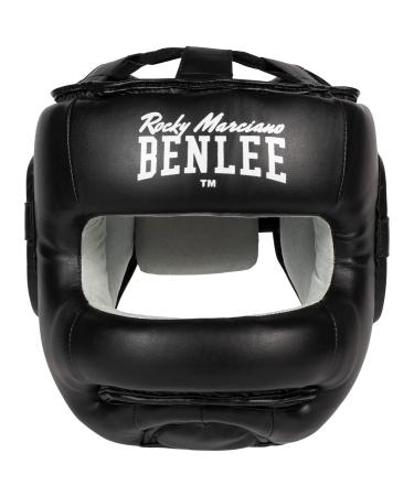 BENLEE head protection made of synthetic leather FACESAVER Black L-XL