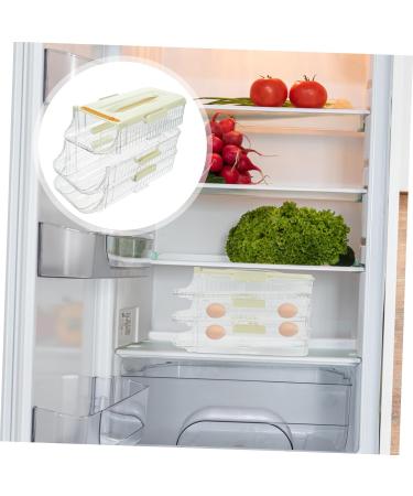 Healeved Egg Holder Slide Automatic Layers Container Holder Dispenser Refrigerator Fridge Egg Scing Carrier Tray Egg Container - Buy Online on GoSupps.com
