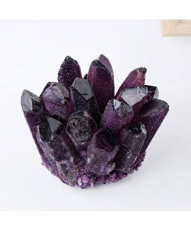 Room Decoration Rock Crystal Clear Amethyst Cluster Geode Druzy Specimen Amethyst Raw Cluster Crystals Point for Reiki Feng Shui Home D cor 500-700g (Color : 500-700g) - Buy Online on GoSupps.com