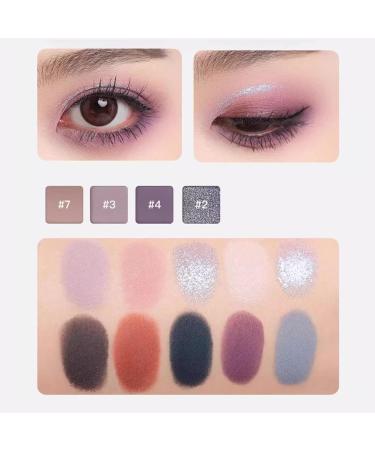  Bsbkoj Eyeshadow Palette 10-Color Matte Sturdy and Shimmer Eye Makeup Adorable Multi-Tone Glitter Pressed Pearls Eyeshadow Set for Women Professional & Daily Use - Buy Online on GoSupps.com