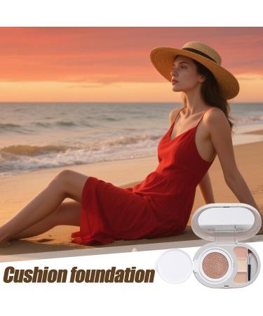  G n rique Cushion Concealer Foundation Air Cushion Bb Cream Makeup Primer Waterproof Formula Breathable Texture Great for Daily Wear Beauty Routine Mom Wife Women All Skin Types - Buy Online on GoSupps.com