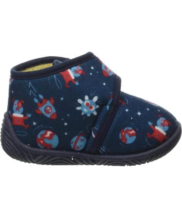 Chicco Unisex Kid's Polacchino Taxo Polish Slipper - Blue Space Designs - Size 4 UK - Buy Online on GoSupps.com