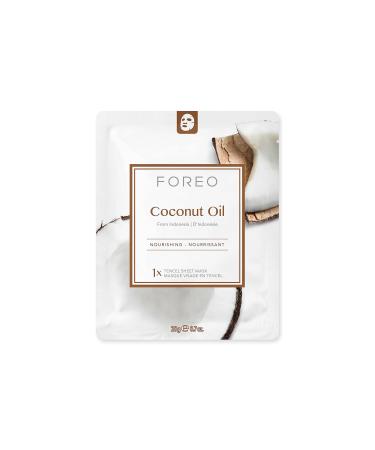 Foreo Coconut Oil Nourishing Sheet Mask 3-Pack | Deep Moisturizing Clean & Vegan Formula for Dehydrated Skin | Compatible with UFO Devices - Buy Online on GoSupps.com