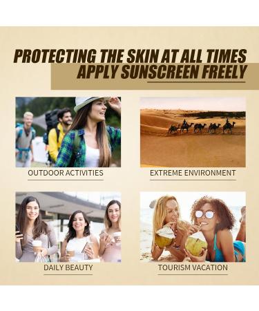 2 Pcs Rice and Probiotics SPF50 Sunscreen SPF50+ PA++++ Face Korean Sunscreen for All Skin Type and UV Defense. - Buy Online on GoSupps.com
