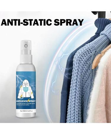 Anti Static Spray - Static Cling Remover Fabric Care Spray Anti Static Spray Reduce Static Cling for Clothes Furniture and Car 100ml /v - Buy Online on GoSupps.com