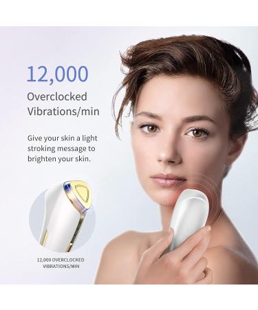 COSBEAUTY 6-in-1 Facial Massager | Anti-Aging Device | Skin Tightening, Firming, and Lifting | Waterproof & Rechargeable | White - Buy Online on GoSupps.com