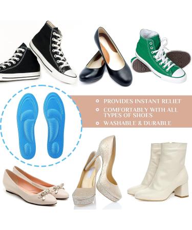 4 Pairs Women's Arch Support High Heel Cushion Insoles - Breathable Shoe Inserts for Massaging Relief - Buy Online on GoSupps.com