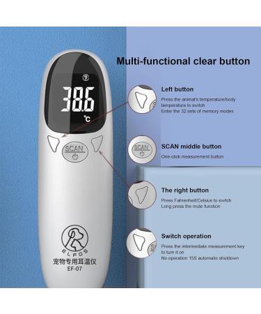 Pet Thermometers For Cats Ear Thermometers For Dogs Dog Tech Supplies Veterinary Thermometers Accurate Puppy Fever Detection Device Provides - Buy Online on GoSupps.com
