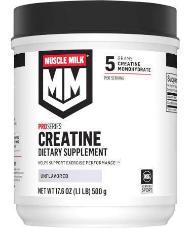 Muscle Milk 100% Whey Protein Powder Vanilla 5 Pound 68 Servings & Pro Series Creatine Powder Unflavored 1.1 Pound 100 Servings - Buy Online on GoSupps.com