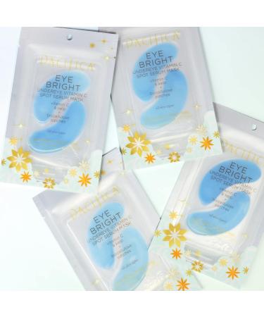 Pacifica Beauty Eye Bright Vitamin C Spot Serum Mask & Under Eye Patches - Plant-Based Vegan Formula for Brightening & Moisturizing - 4 Count - Buy Online on GoSupps.com