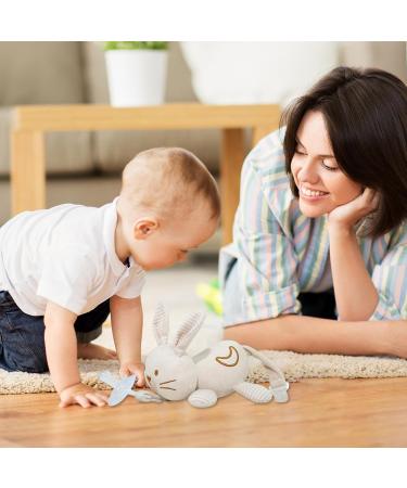 Samuliy Rabbit Pacifier Holder | Skin-Friendly Animal Attachment for Babies | Cuddly & Comfortable Pacifier Buddy for 0+ Months - Buy Online on GoSupps.com
