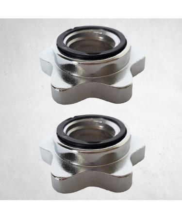 Buy Best Sporting Star Closures for Dumbbells | 1 2 or 4 Pieces | Professional 30/31mm Chrome Attachments - Buy Online on GoSupps.com
