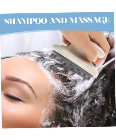 Fomiyes 2-in-1 Shampoo Brush & Scalp Massager - Silicone Hair Care Tool for Men & Women - Plastic Hairbrush for Shower & Massage - Buy Online on GoSupps.com