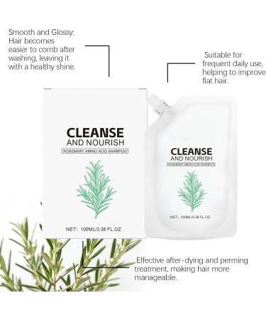  QPJUVC Amino Acid and Rosemary Shampoo for Hair Growth Thickening and Strengthening Shampoo for Thinning Hair Smooth and Shiny Hair (3) - Buy Online on GoSupps.com
