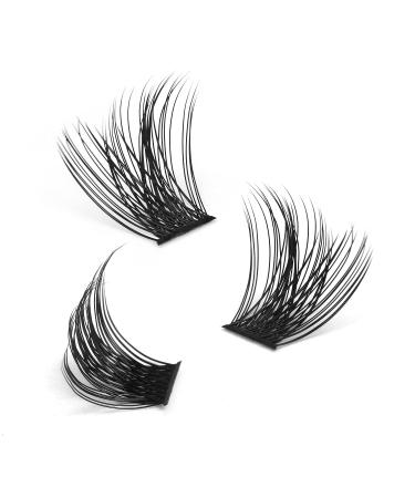 D Curl 16mm Lash Clusters - 72 Pcs DIY Eyelash Extensions | Professional Makeup for Self-application - Volume Style D 16, Reusable - Buy Online on GoSupps.com