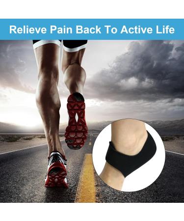 Heel Spur Inserts - 2 Pairs Gel Heel Cushions & Silicone Protectors for Pain Relief - Buy Online on GoSupps.com
