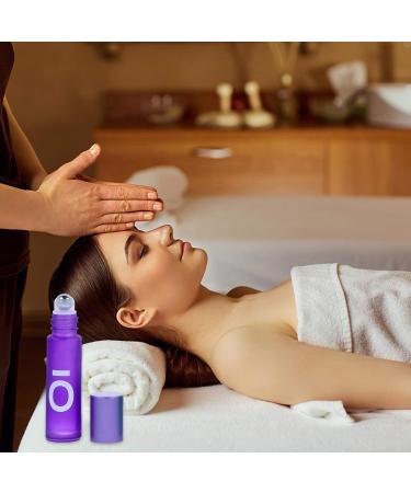 Heallily 8PCs Essential Oils Roller Bottles 10ml - Refillable Aromatherapy Glass Containers for Fragrance and Lipstick Samples - Buy Online on GoSupps.com