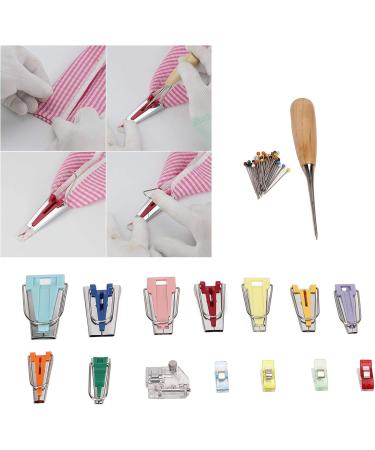 HEEPDD Bias Tape Makers Set - Fabric Sewing Quilting Binding Tools with Binder Foot and Accessories - Buy Online on GoSupps.com