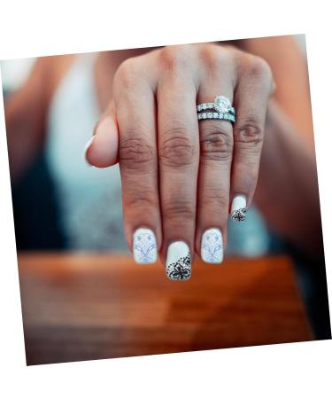 Healeved 24 Sheets Coloring Exercise Book Nail Painting Book Nail Art Accessories Nail Stamp Nail Art Book Beginner Nail Art Studio Mold Kit Nail Kit Nail Art Tools Manicure Die White Paper - Buy Online on GoSupps.com