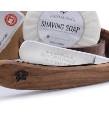 Jag Shaving Razor - Sustainable Black Safety Razor with Leather Case | Eco-Friendly Razor for Men - Buy Online on GoSupps.com
