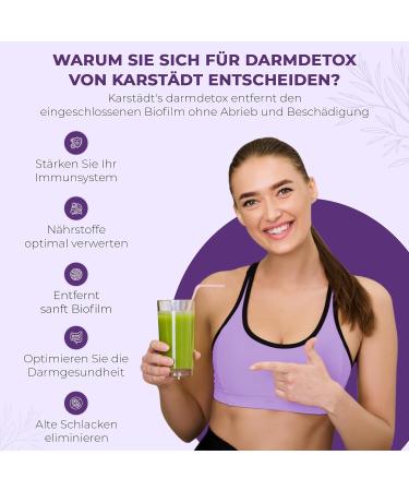 BioMat Karst dts Intestinal Detox Darmmour advanced intestinal and colon detox for body cleansing and supporting intestinal health natural ingredients for effective detoxification 1day treatment - Buy Online on GoSupps.com