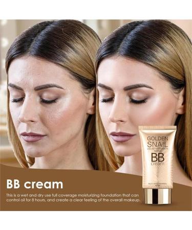 BB Cream Light with Snail Extracts - Foundation for Blemishes, Hydrating, Even Skin Color - 50ml Ivory Shade - Daily Use - 1.00 ml (Pack of 1) - Buy Online on GoSupps.com
